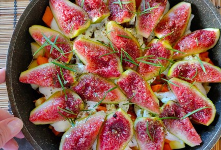 Фото шага рецепта Запеченная тыква с инжиром и яблоком 174550 шаг 9  