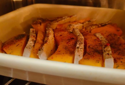 Фото шага рецепта Тыква запеченная с сыром 187486 шаг 10  