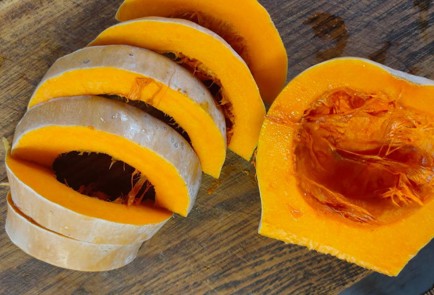 Фото шага рецепта Тыква запеченная со сладким перцем и луком 175892 шаг 4  