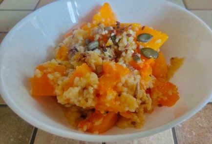 Фото шага рецепта Тыква жаренная с кускусом 176176 шаг 18