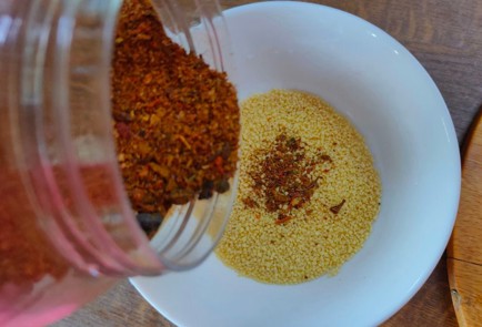 Фото шага рецепта Тыква жаренная с кускусом 176176 шаг 8