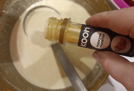 Фото шага рецепта Тыквеннобанановые блины с куркумой 191356 шаг 12  