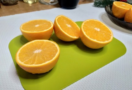 Фото шага рецепта Тыквенное желе в апельсине 187843 шаг 3  