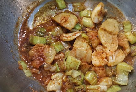 Фото шага рецепта Тыквенный суп со спаржей 152365 шаг 3  