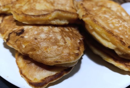 Фото шага рецепта Тыквенные оладьи 190696 шаг 15  