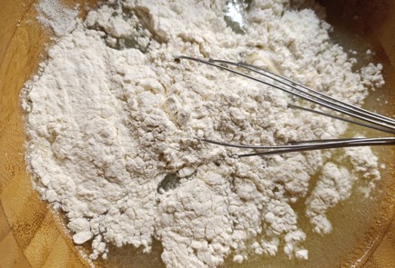 Фото шага рецепта Тыквенные оладьи 190696 шаг 6  