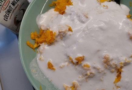 Фото шага рецепта Тыквенные оладьи 191447 шаг 5  