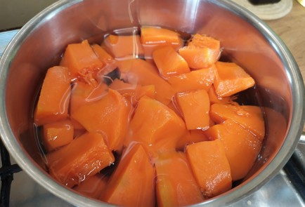 Фото шага рецепта Тыквенные панкейки 189085 шаг 1  