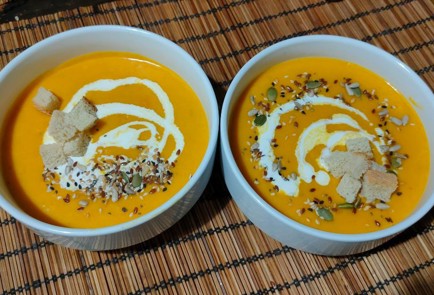 Фото шага рецепта Тыквенный суппюре 191131 шаг 21  