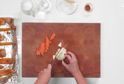 Фото шага рецепта Тыквенный суп с кокосовым молоком 174751 шаг 4  