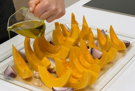 Фото шага рецепта Тыквенный тарт татен 140037 шаг 1  