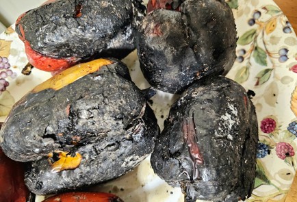 Фото шага рецепта Тплый салат из печных овощей 189186 шаг 2  