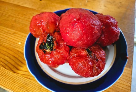 Фото шага рецепта Тплый салат из печных овощей 189186 шаг 4  