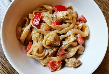 Фото шага рецепта Удон со свининой 189309 шаг 14  