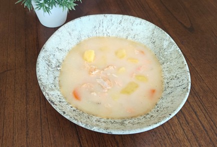 Фото шага рецепта Уха из красной рыбы 191588 шаг 13