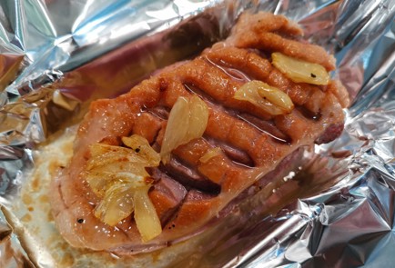 Фото шага рецепта Утиная грудка с медовым соусом 175957 шаг 8  