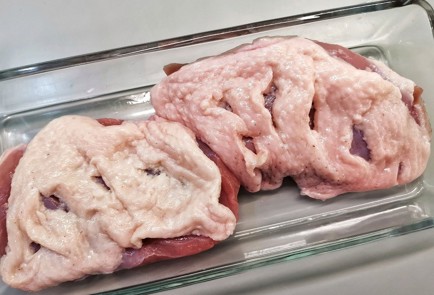 Фото шага рецепта Утиная грудка запеченная с сыром 140188 шаг 10  