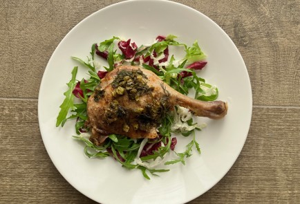 Фото шага рецепта Утиные ножки с укропом и сыром 191476 шаг 13