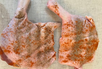 Фото шага рецепта Утиные ножки с укропом и сыром 191476 шаг 6