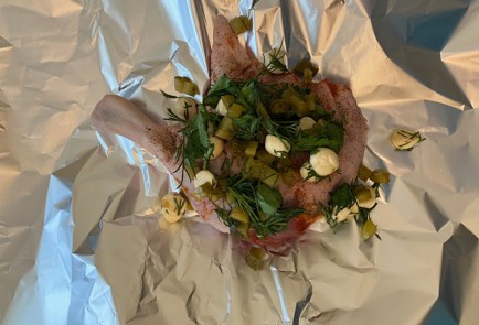 Фото шага рецепта Утиные ножки с укропом и сыром 191476 шаг 9