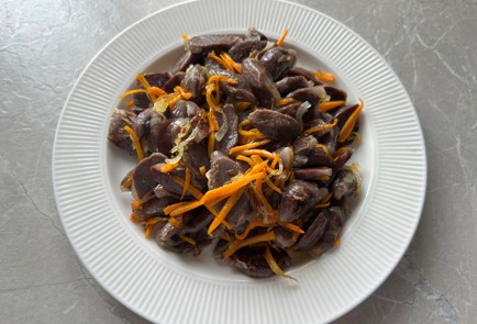 Фото шага рецепта Утиные желудки 189773 шаг 10