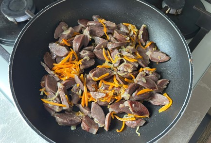 Фото шага рецепта Утиные желудки 189773 шаг 9