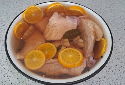 Фото шага рецепта Утка с апельсином в рукаве 189225 шаг 8  