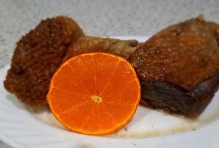 Фото шага рецепта Утка с мандаринами в рукаве 189227 шаг 10  