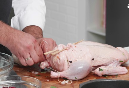 Фото шага рецепта Утка в духовке с яблоками и квашеной капустой 190698 шаг 11  