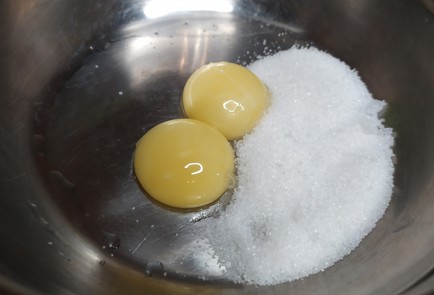 Фото шага рецепта Вафельный тортик с заварным кремом 188929 шаг 1  