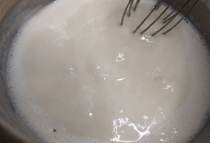 Фото шага рецепта Вафельный тортик с заварным кремом 188929 шаг 6  