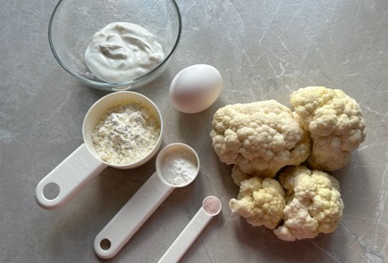 Фото шага рецепта Вафли из цветной капусты 174249 шаг 1  