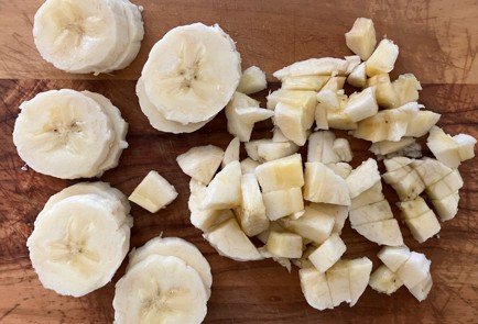 Фото шага рецепта Вафли с морковью и бананом 189990 шаг 4  