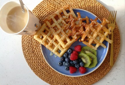 Фото шага рецепта Вафли в мультипекаре 191581 шаг 10  