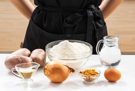 Фото шага рецепта Вареники с картошкой на заварном тесте 176086 шаг 1  