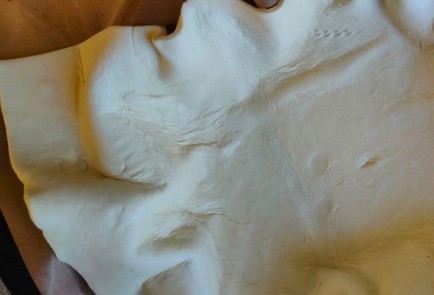 Фото шага рецепта Ватрушка из слоеного теста с ягодами 189133 шаг 8