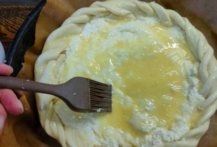 Фото шага рецепта Ватрушка с домашним творогом 175484 шаг 11  