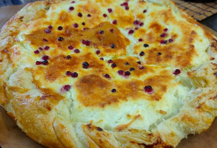 Фото шага рецепта Ватрушка с домашним творогом 175484 шаг 14  