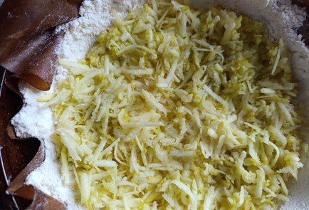 Фото шага рецепта Королевская ватрушка с яблоками 190836 шаг 17  