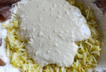 Фото шага рецепта Королевская ватрушка с яблоками 190836 шаг 18  