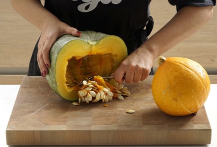 Фото шага рецепта Веганский тыквенный суппюре 152729 шаг 1  