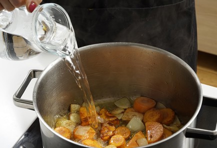 Фото шага рецепта Веганский тыквенный суппюре 152729 шаг 6  