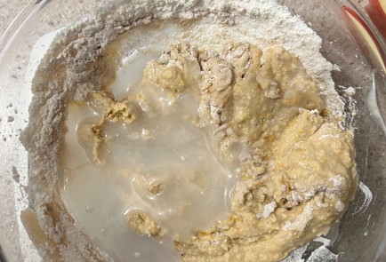 Фото шага рецепта Веганский яблочный пирог 153260 шаг 9  