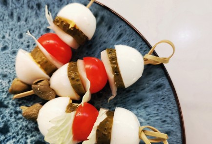 Фото шага рецепта Вегетарианские канапе с каперсами 175387 шаг 11