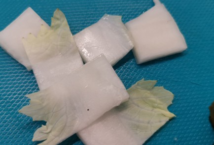 Фото шага рецепта Вегетарианские канапе с каперсами 175387 шаг 3