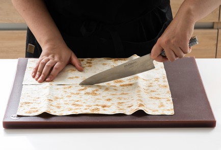 Фото шага рецепта Вегетарианские конвертики из лаваша с грибами и сулугуни 151014 шаг 4  