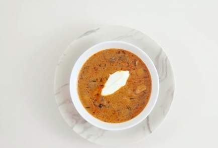 Фото шага рецепта Венгерский суп из лесных грибов 80651 шаг 10