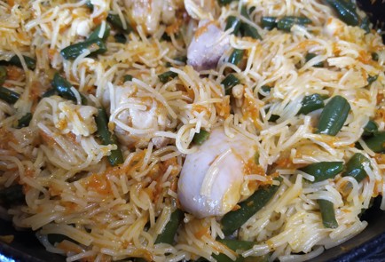 Фото шага рецепта Вермишель с курицей и овощами 188815 шаг 10