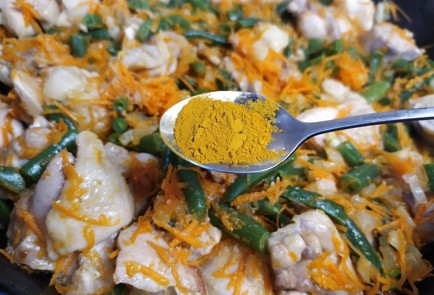 Фото шага рецепта Вермишель с курицей и овощами 188815 шаг 6