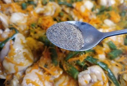 Фото шага рецепта Вермишель с курицей и овощами 188815 шаг 7